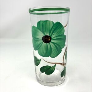 Blue Ridge Southern Pottery Glassware Tumbler Ridge Daisy Pattern Federal Glass